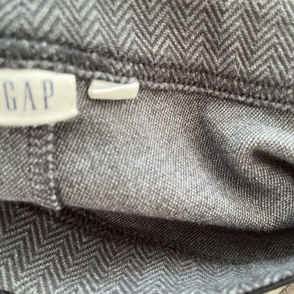GAP gray/black herringbone pattern elastic waistband stretchy leggings size XS - Picture 4 of 4